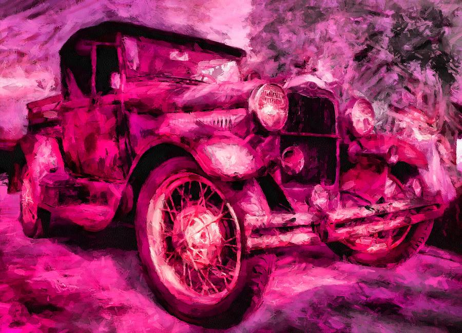 Vintage Truck Digital Art by Caito Junqueira