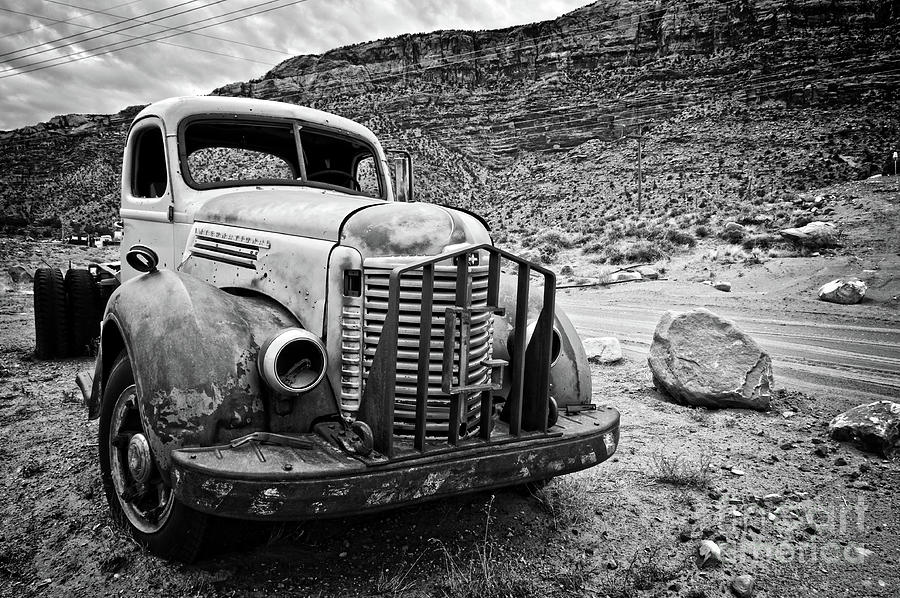 Vintage truck Photograph by Delphimages Photo Creations