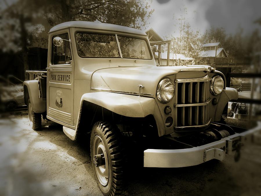 Vintage Photograph - Vintage Truck by Guy Hoffman