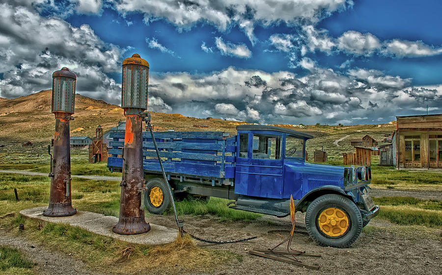 Vintage Truck in Bodie Ghost Town Photograph by Mountain Dreams