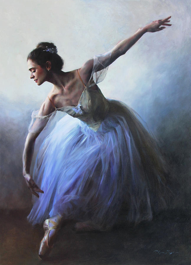 Dancer Painting - Vintage Tutu by Anna Rose Bain
