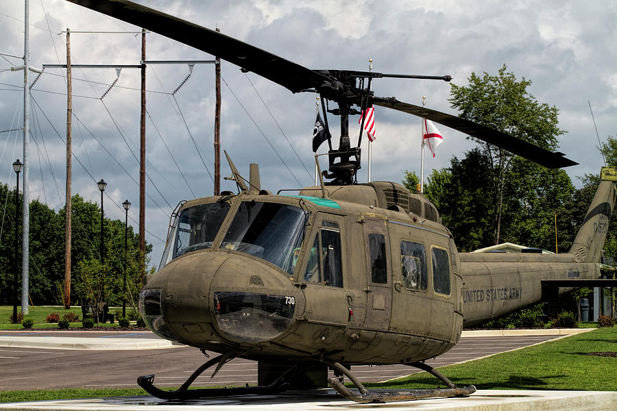  Vintage UH-1 Huey Helicopter Photograph by Kathy Clark