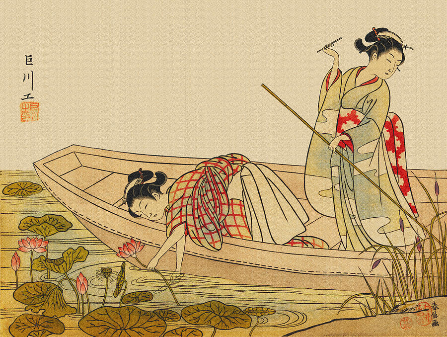 Net Fishing - Vintage Japanese Ukiyo-e Woodcut Weekender Tote Bag by Just  Eclectic - Fine Art America