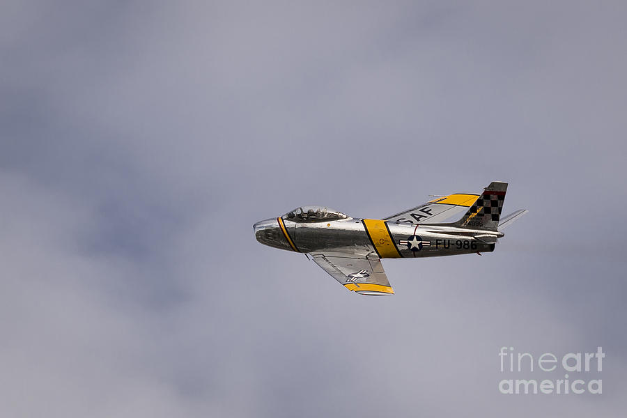 Vintage USAF Sabre Photograph by Andrea Silies