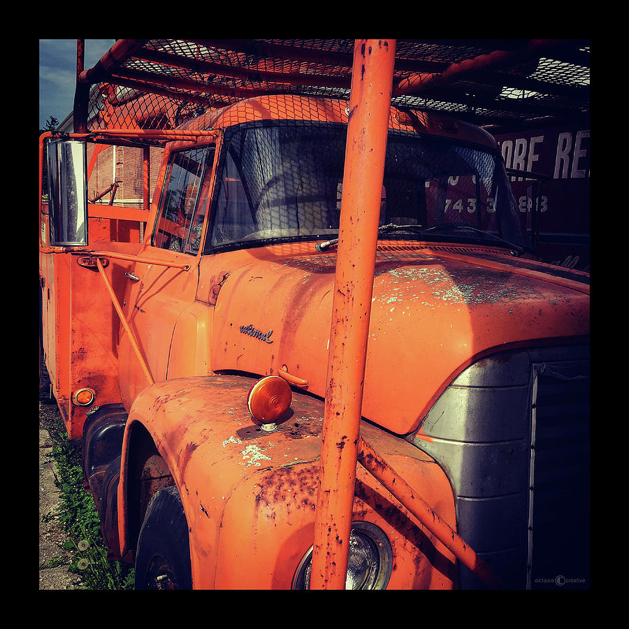 Vintage Utility Truck Photograph by Tim Nyberg
