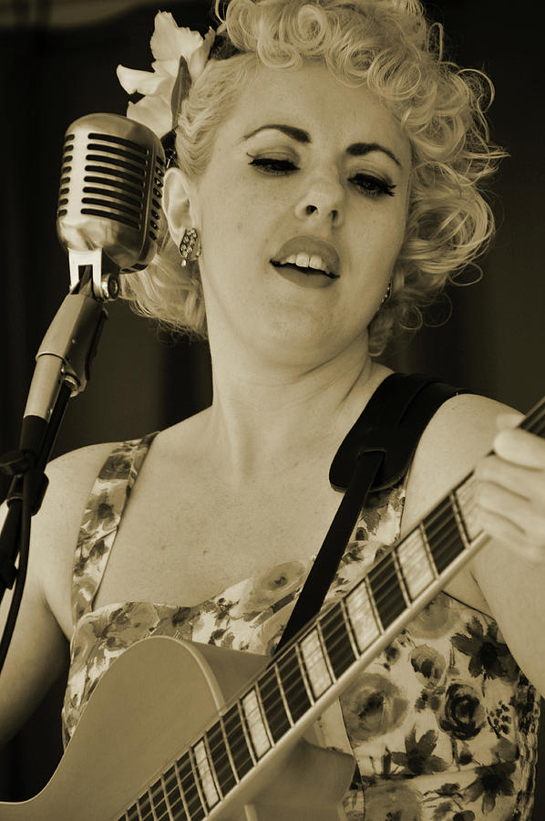 Vintage Vocalist Photograph by Mike Martin