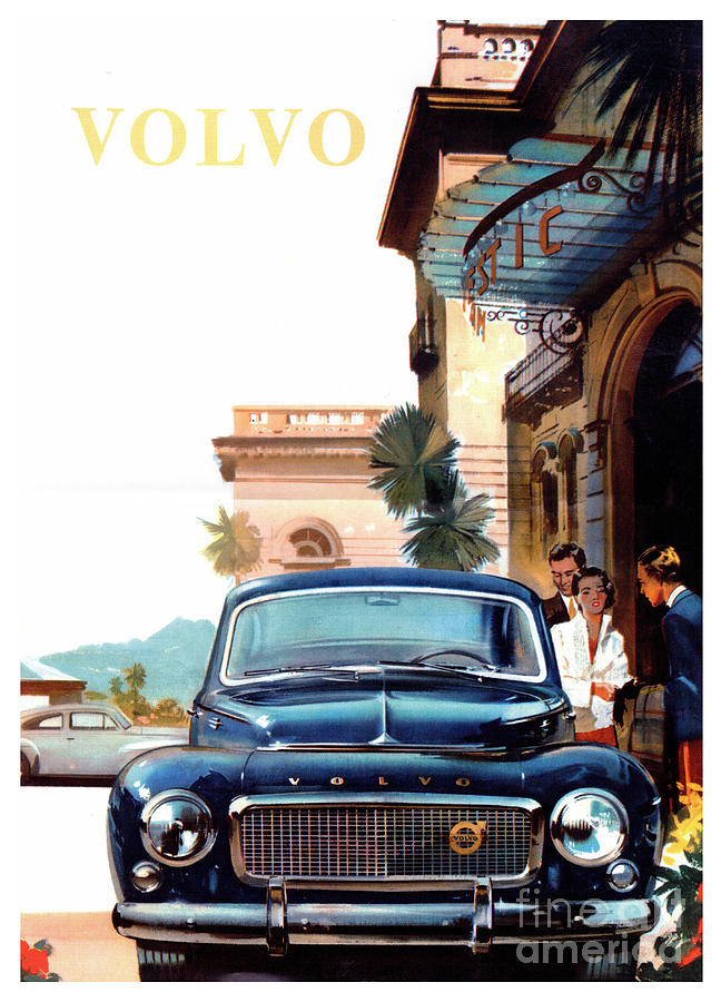 Vintage Volvo Photograph - Vintage Volvo Advertisement by Jon Neidert
