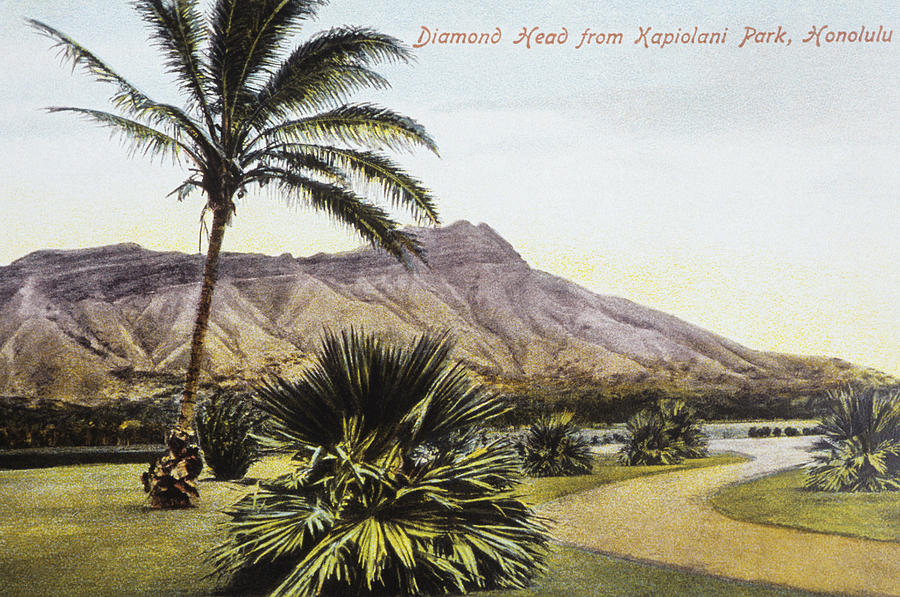 Vintage Waikiki Postcard Photograph by Hawaiian Legacy Archive - Printscapes