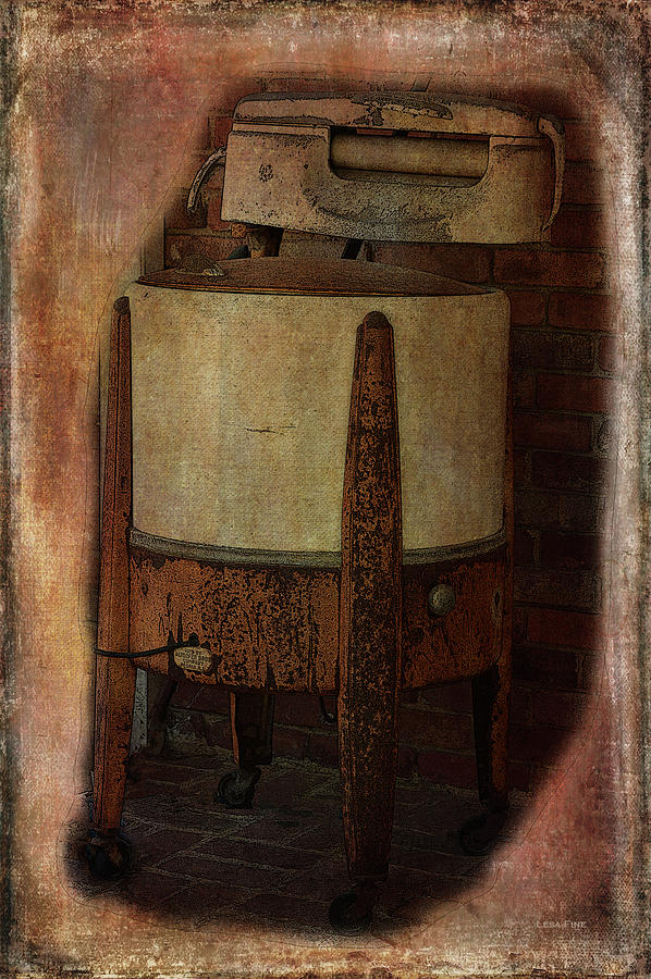 Vintage Washing Machine  Photograph by Lesa Fine