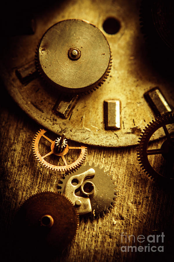 Vintage watch parts Photograph by Jorgo Photography