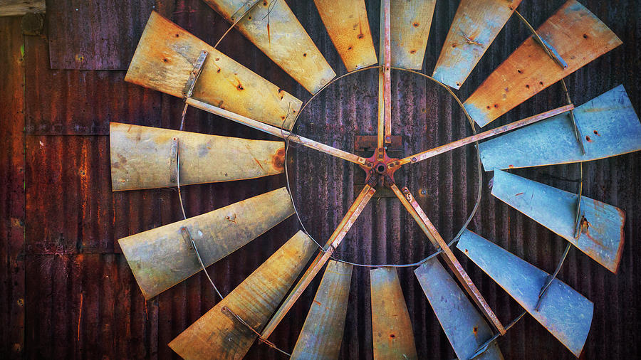 Vintage Windmill Blade  Photograph by Saija Lehtonen