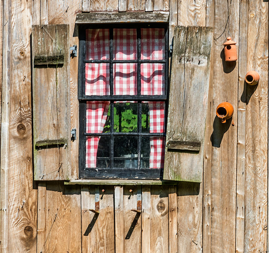 Vintage Window Cuttalossa Farm PA Photograph by Terry DeLuco