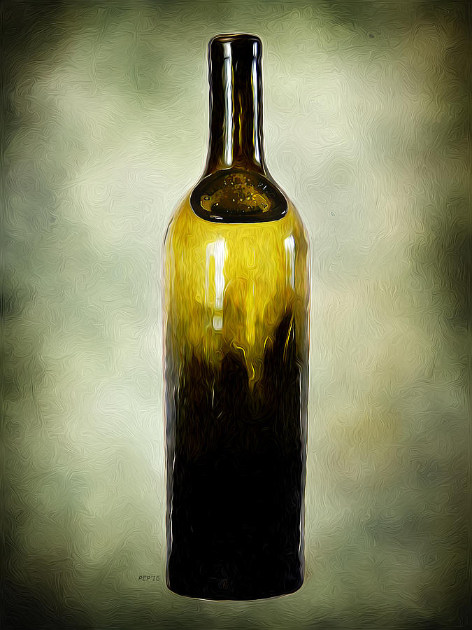 Vintage Wine Bottle Photograph by Phil Perkins