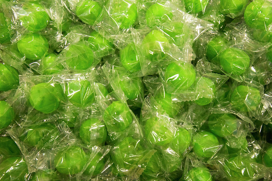 VIntage wintergreen hard candies Photograph by Karen Foley