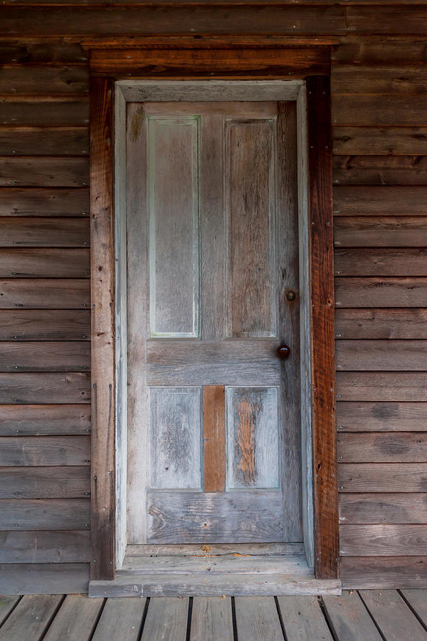 Vintage Wood Door  Photograph by Terry DeLuco