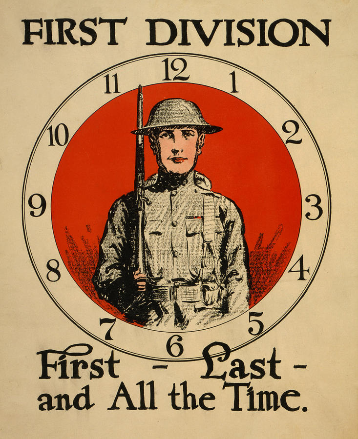 Vintage WWI Poster Painting by Vintage Pix