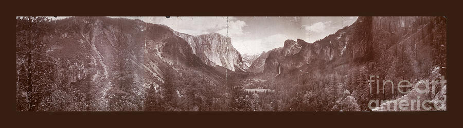 Vintage Yosemite Valley 1899 Photograph by Lone Palm Studio