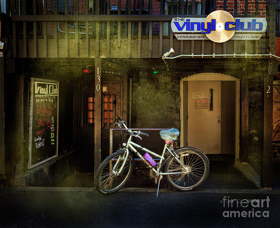 Vinyl Club Bicycle Photograph by Craig J Satterlee