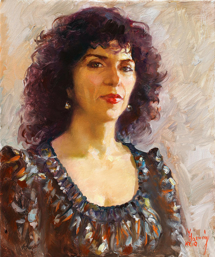 Portrait Painting - VioIII by Ylli Haruni