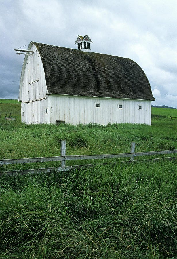 Viola White Barn Photograph by Doug Davidson