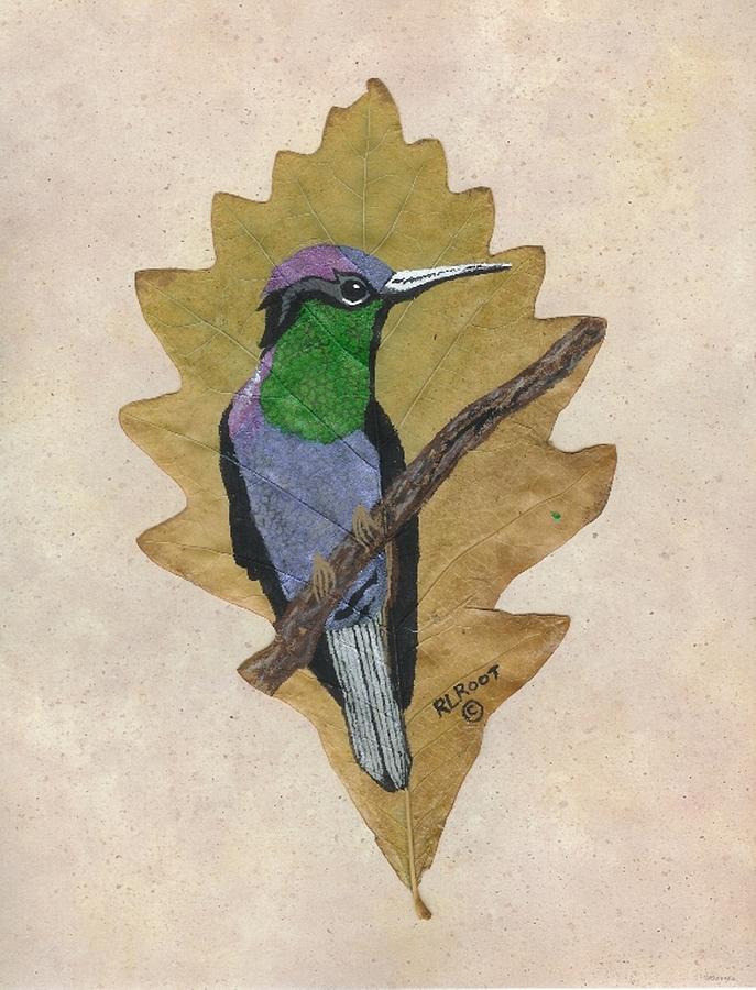 Violet Crowned Hummingbird Painting by Ralph Root