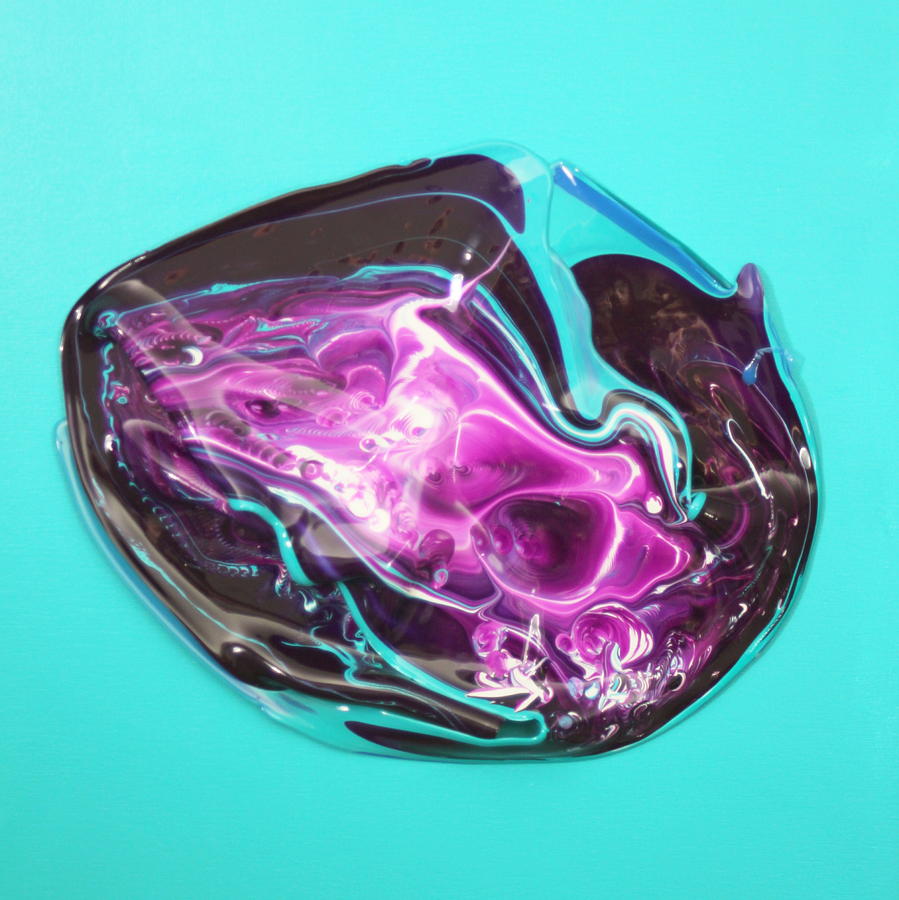 Violet Singularity Painting by Madeleine Arnett