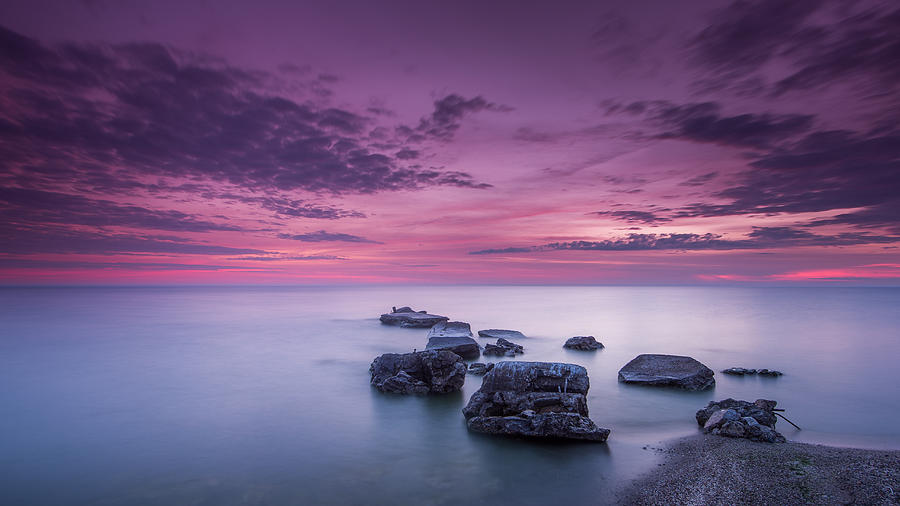 Violet Skies Photograph by Josh Eral
