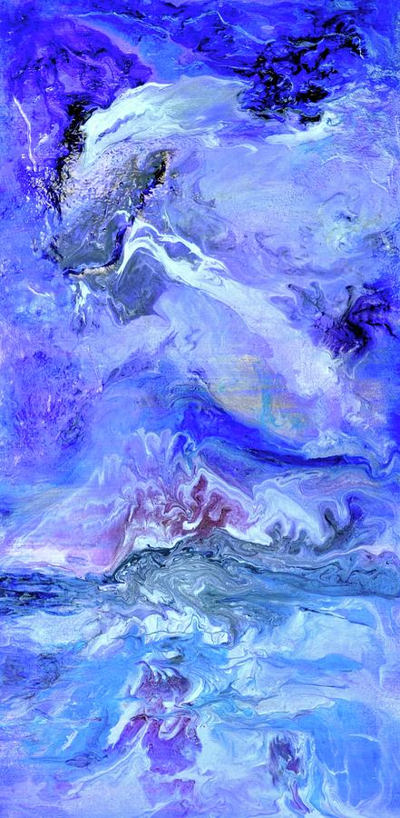 Violet Storm Painting by Debi Starr