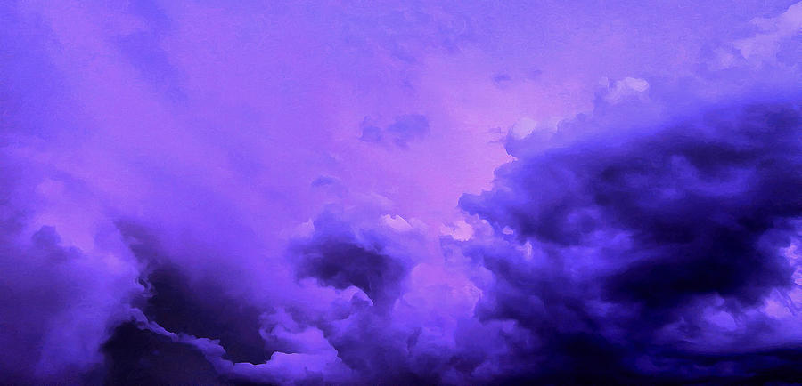 Violet Storm Photograph by Krissy Katsimbras
