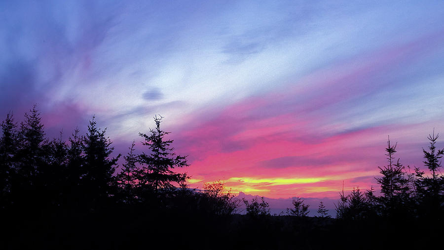 Sunset Photograph - Violet Sunset II by Lisa Beth McKinney Photography
