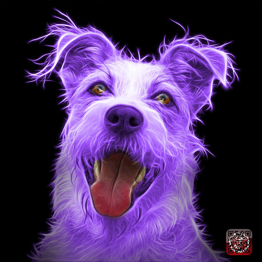 Violet Terrier Mix 2989 - BB Painting by James Ahn
