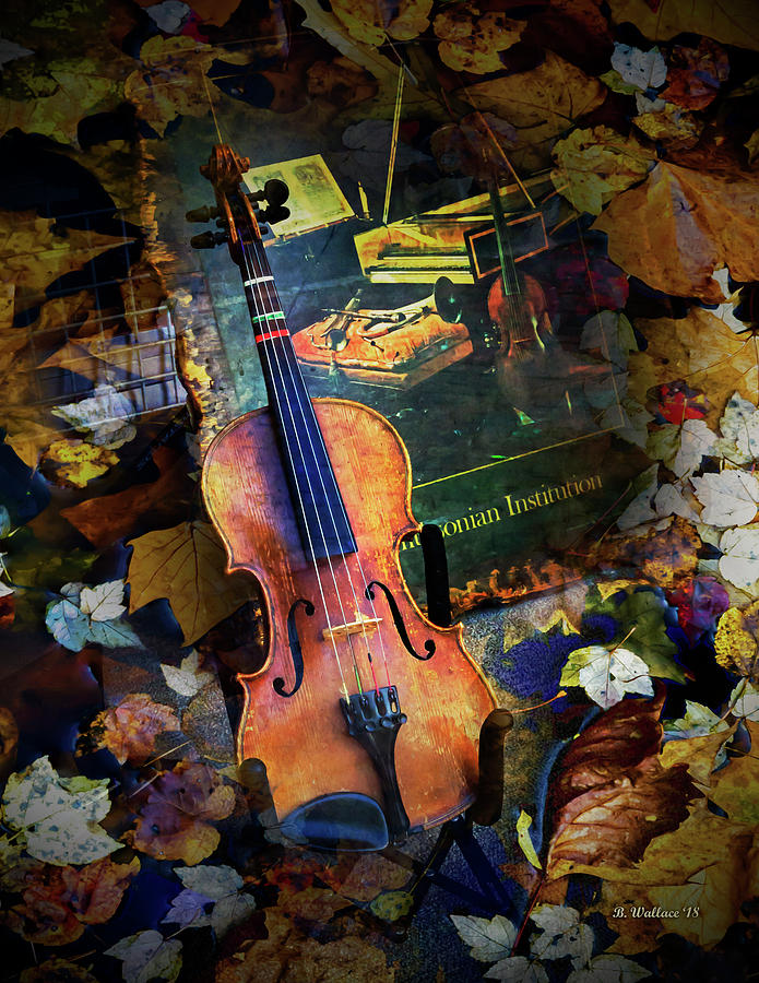 Violin Mixed Media by Brian Wallace