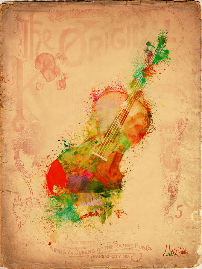Violin Dreams Digital Art by Nikki Marie Smith