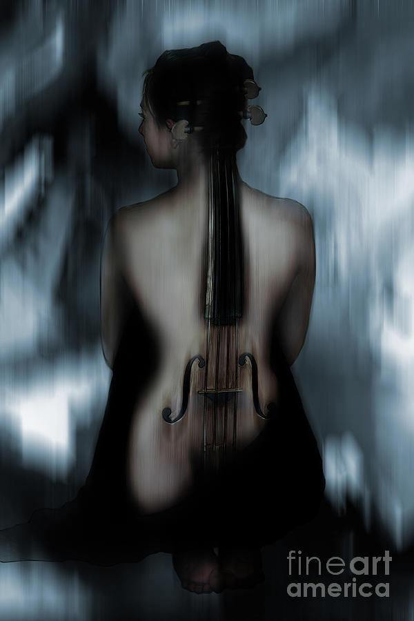Violin Lady 04 Painting by Gull G