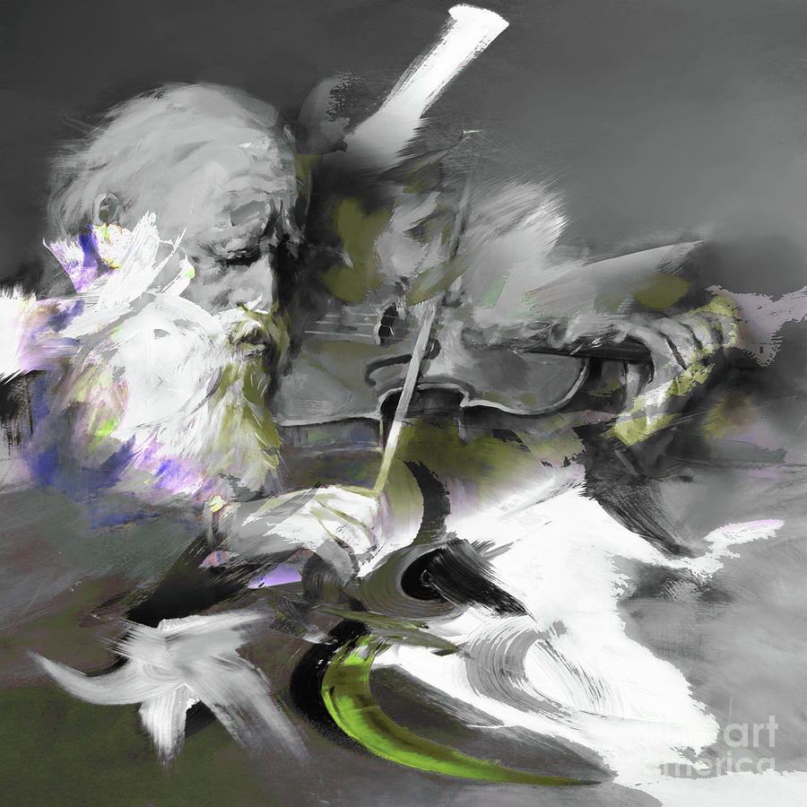 Violin Player 88U Painting by Gull G