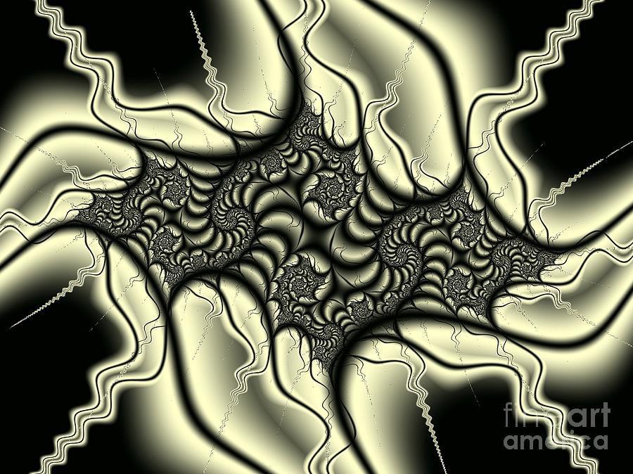 Viral Spiral Flagella Digital Art by Ronald Bissett