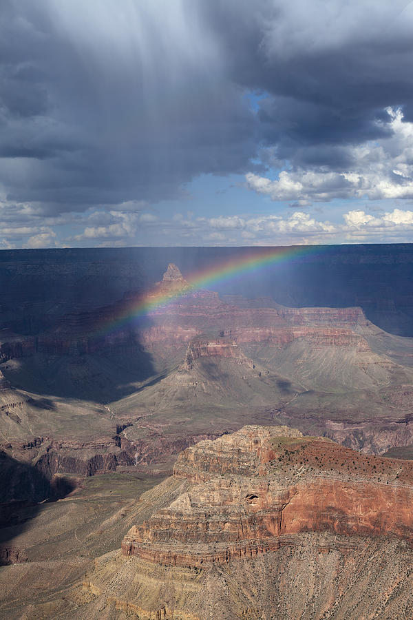 Virga and Rainbow Photograph by Rick Pisio