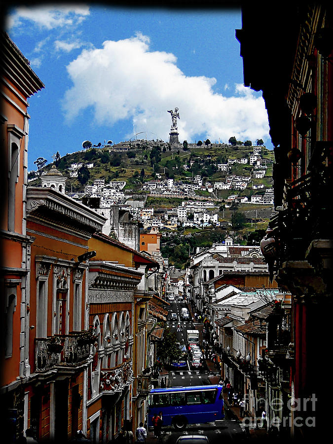 Virgen de El Panecillo IX, Quito, Ecuador Photograph by Al Bourassa