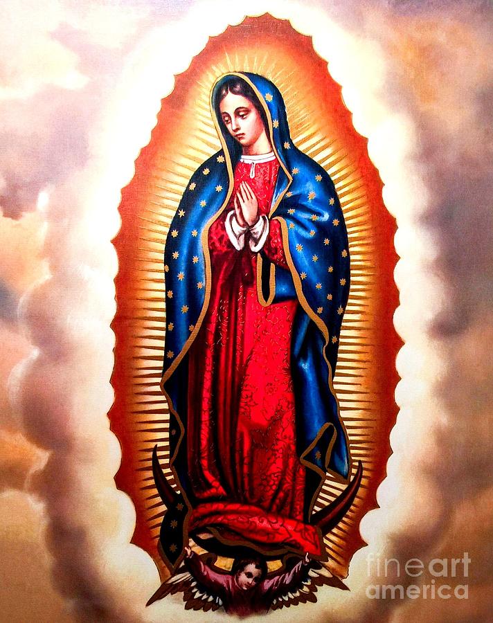 Virgen de guadalupe Digital Art by Blanca Medina - Fine Art America