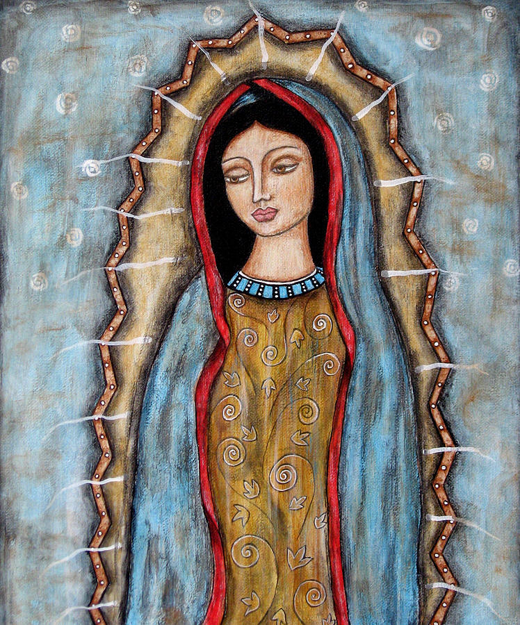 Virgen De Guadalupe Painting by Rain Ririn