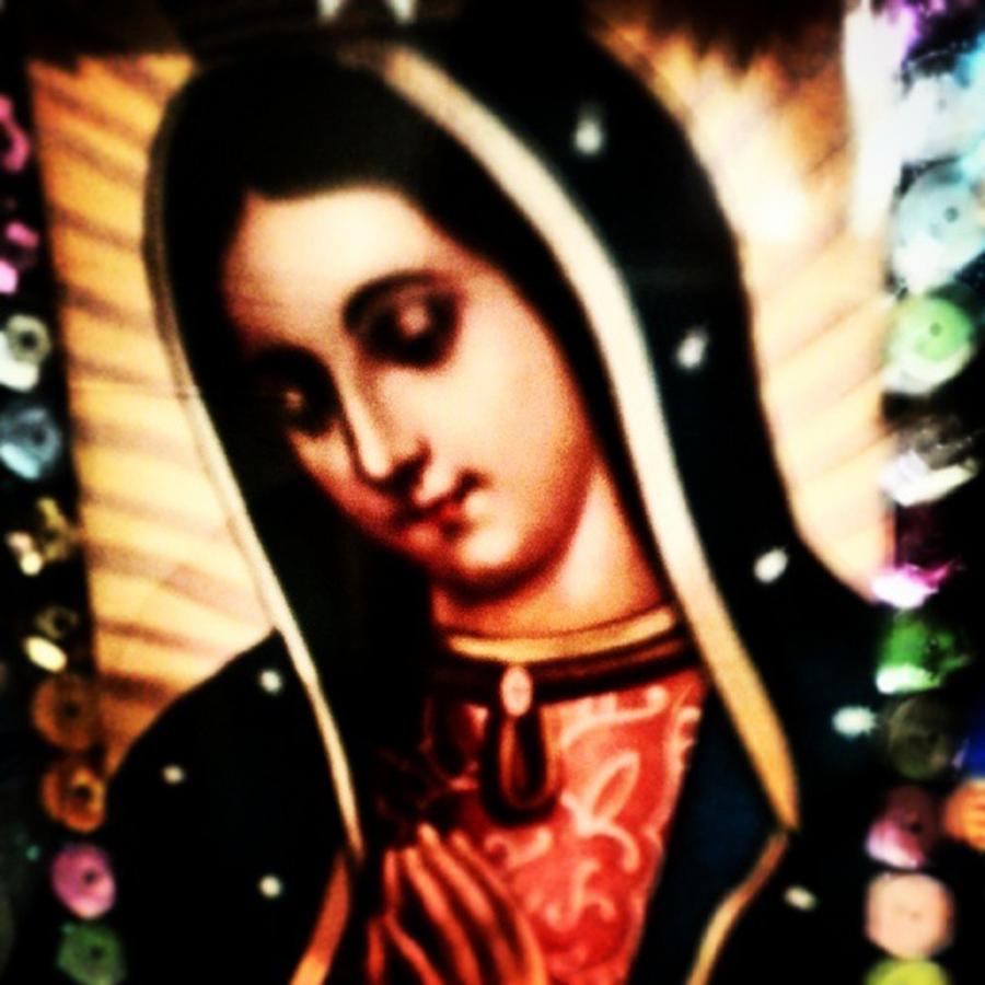 Virgencita De Guadalupe, Ayúdame A Photograph by Pilar Vigneaux