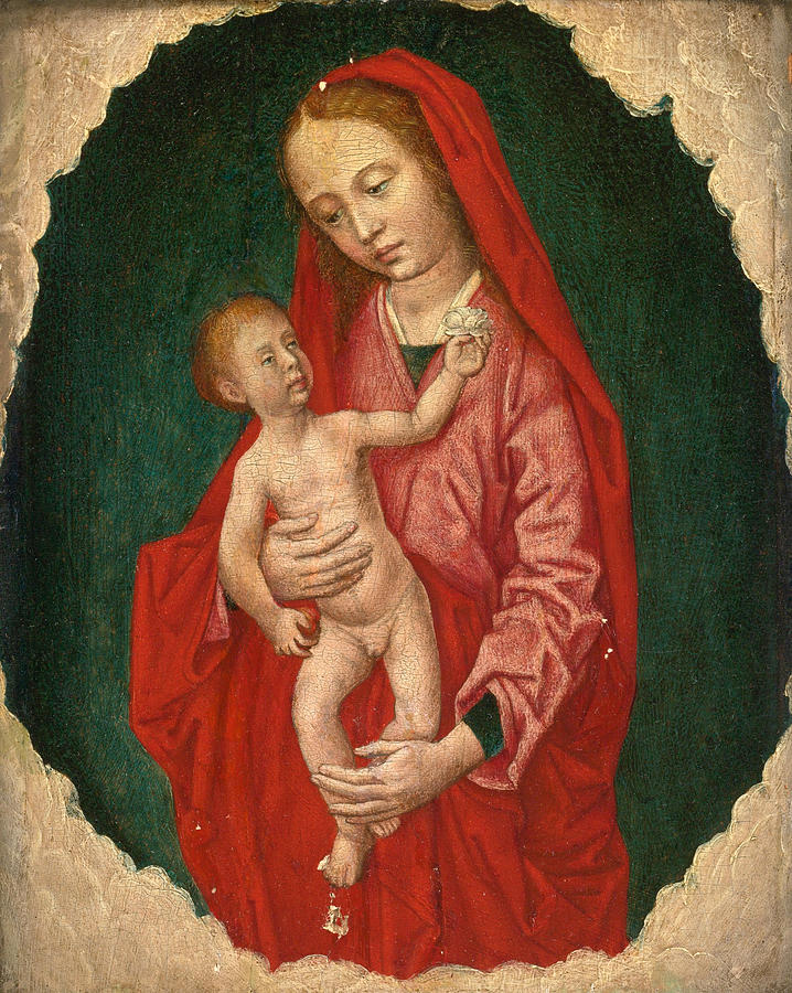 Virgin and Child Painting by Circle of Hugo van der Goes