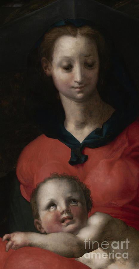 Jacopo Pontormo Painting - Virgin and Child, known as the Madonna del Libro by Jacopo Pontormo