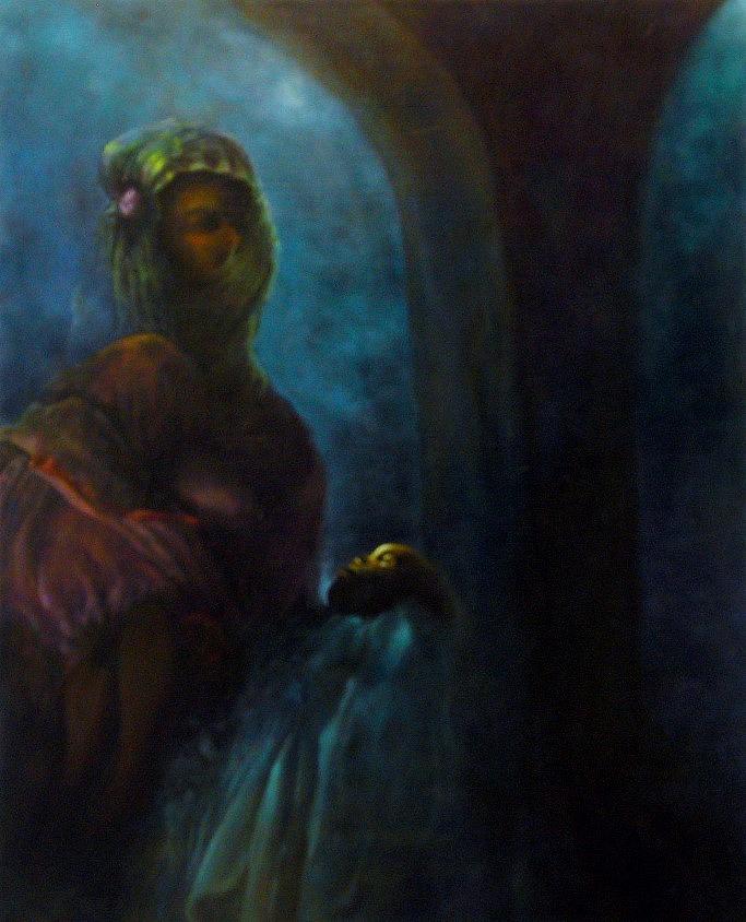 Virgin Marie Painting by John Edwe