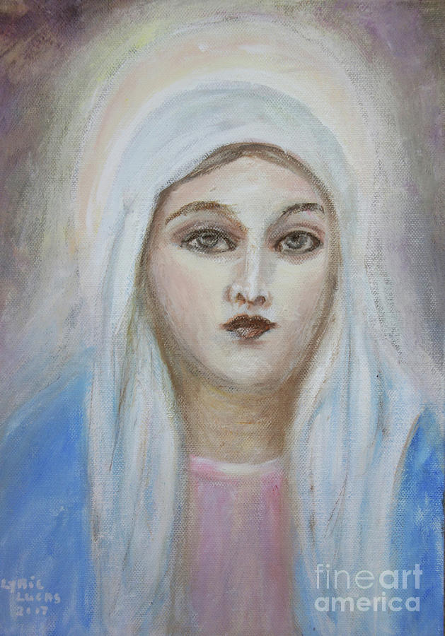 Madonna Painting - Virgin Mary by Lyric Lucas