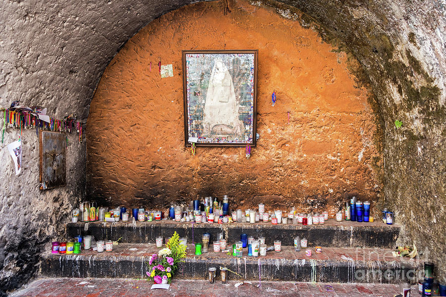 Virgin Mary Shrine in Izamal Photograph by Jess Kraft