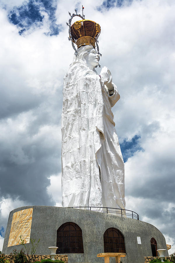 Virgin Mary Statue in Peru Photograph by Jess Kraft