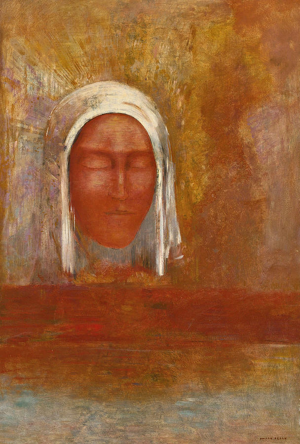 Virgin of the Dawn Painting by Odilon Redon