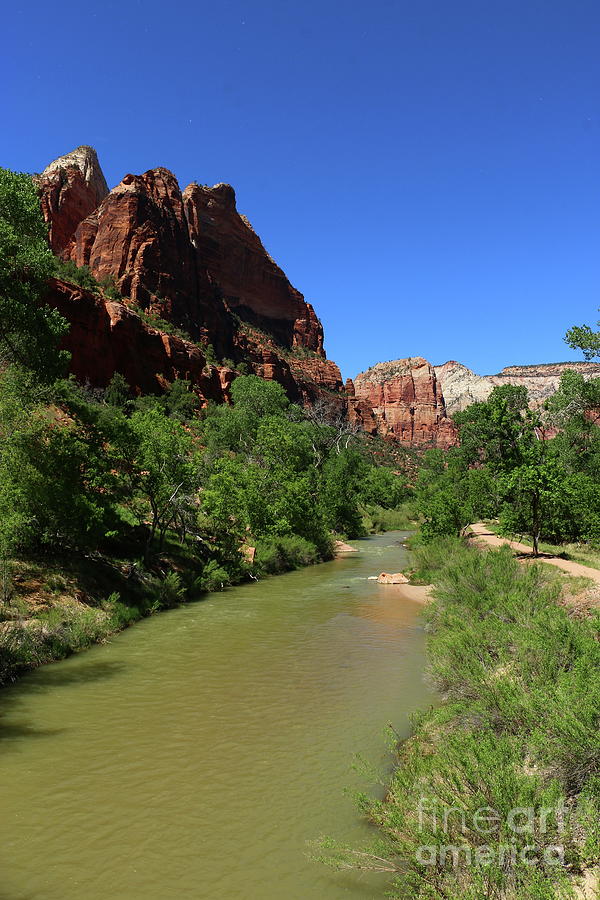 Virgin River At Zion Park Photograph by Christiane Schulze Art And Photography