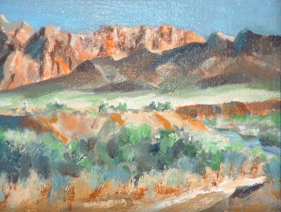 Virgin River Gorge Painting by Bryan Alexander - Fine Art America